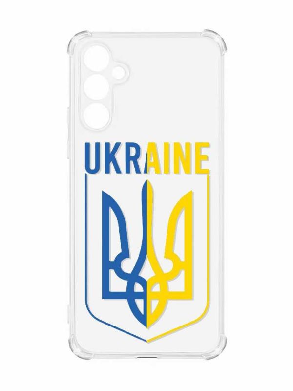 Чохол з потовщеними кутами на Samsung Galaxy A55 (A556) :: Тризуб (принт 254)