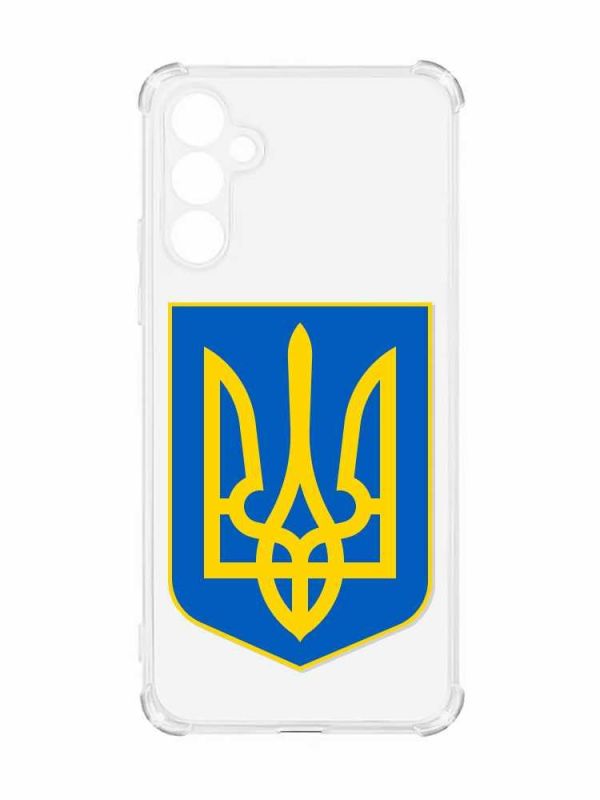 Чохол з потовщеними кутами на Samsung Galaxy A55 (A556) :: Тризуб Україна (принт 256)
