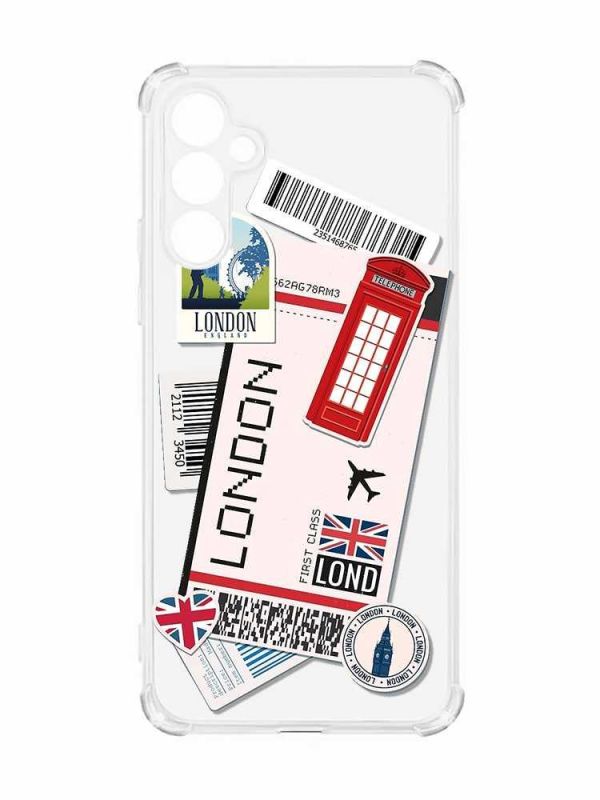 Чохол з потовщеними кутами на Samsung Galaxy A55 (A556) :: Подорожі. Лондон (принт 326)