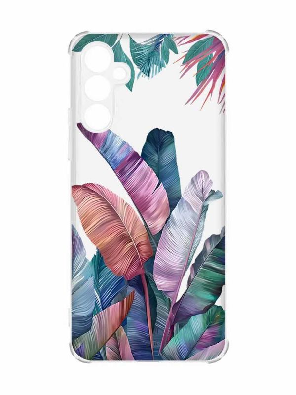 Чохол з потовщеними кутами на Samsung Galaxy A55 (A556) :: Тропіки (принт 372)