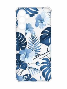 Чохол з потовщеними кутами на Samsung Galaxy A55 (A556) :: Тропіки (принт 373)