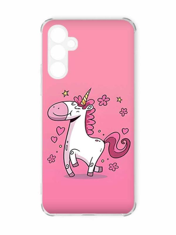 Чохол з потовщеними кутами на Samsung Galaxy A55 (A556) :: Єдиноріг (принт 105)