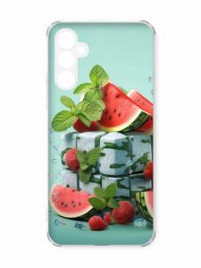 Чохол з потовщеними кутами на Samsung Galaxy A55 (A556) :: Кавунова свіжість (принт 338)