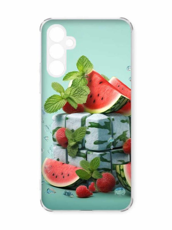 Чохол з потовщеними кутами на Samsung Galaxy A55 (A556) :: Кавунова свіжість (принт 338)
