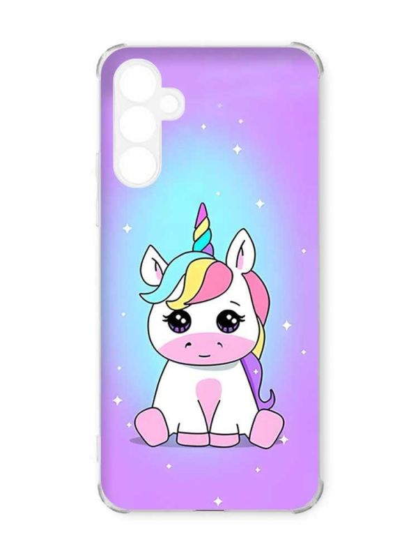 Чохол з потовщеними кутами на Samsung Galaxy A55 (A556) :: Єдиноріг (принт 103)