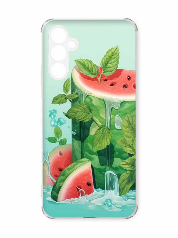 Чохол з потовщеними кутами на Samsung Galaxy A55 (A556) :: Кавуновий айсберг (принт 339)