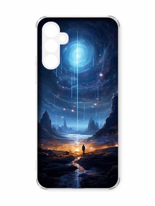 Чохол з потовщеними кутами на Samsung Galaxy A55 (A556) :: Космос (принт 244)