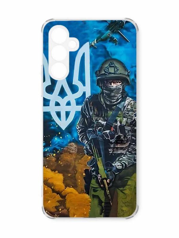 Чохол з потовщеними кутами на Samsung Galaxy A55 (A556) :: Захисник (принт 349)