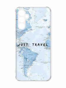 Чохол з потовщеними кутами на Samsung Galaxy A55 (A556) :: Подорожі. Карта (принт 323)