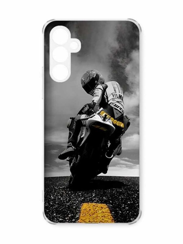 Чохол з потовщеними кутами на Samsung Galaxy A55 (A556) :: Мото (принт 69)