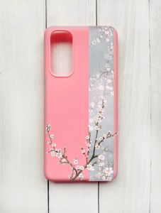 Матовий чохол на Samsung Galaxy M54 Рожевий :: Квітуча сакура (принт 285)