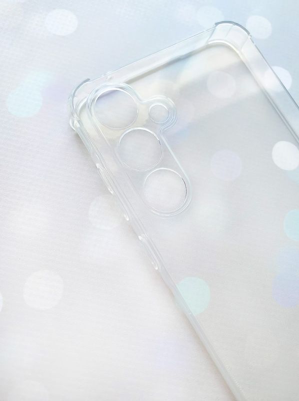 Прозорий силіконовий чохол з потовщеними кутами Samsung Galaxy A35 (A356)