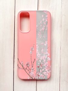 Матовий чохол на Samsung A34 5G Рожевий :: Сакура у цвіті (принт 286)