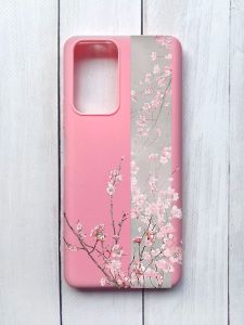Матовий чохол на Xiaomi Redmi Note 10 Pro/10 Pro Max Рожевий :: Сакура у цвіті (принт 286)
