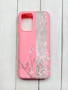 Матовий чохол на Xiaomi Redmi 10 Рожевий :: Сакура у цвіті (принт 286)
