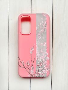 Матовий чохол на Samsung Galaxy A15 (A155) Рожевий :: Сакура у цвіті (принт 286)