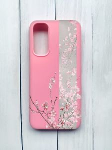 Матовий чохол на Samsung Galaxy A05s (A057) Рожевий :: Сакура у цвіті (принт 286)