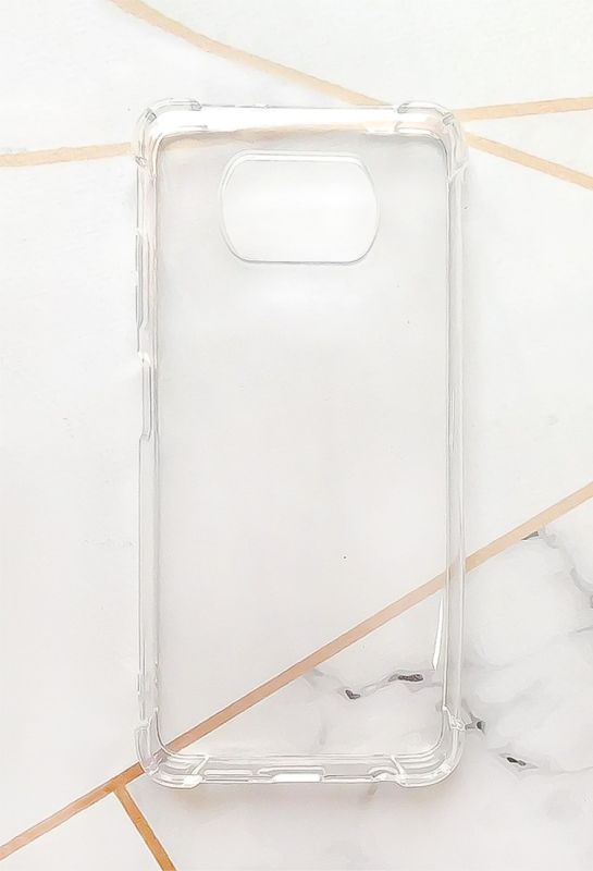 Силіконовий чохол з потовщеними кутами для Xiaomi Poco X3