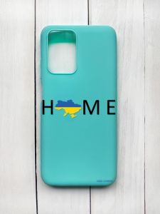 Матовий чохол на Xiaomi Redmi 10 Бірюзовий :: Дім Україна (принт 72)