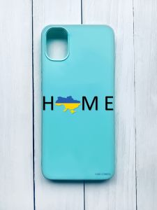 Матовий чохол на Samsung Galaxy A05 (A055) Бірюзовий :: Дім Україна (принт 72)