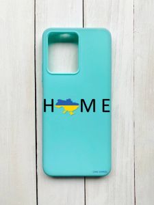 Матовий чохол на Xiaomi Redmi Note 12 Бірюзовий :: Дім Україна (принт 72)