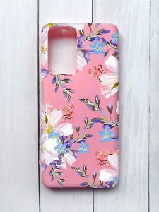 Матовий чохол на Xiaomi Redmi Note 10 Pro/10 Pro Max Рожевий :: Квітковий малюнок (принт 272)