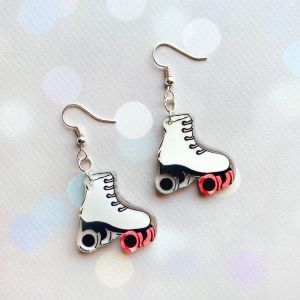 Сережки Ролики (на глянцевому акрилі)