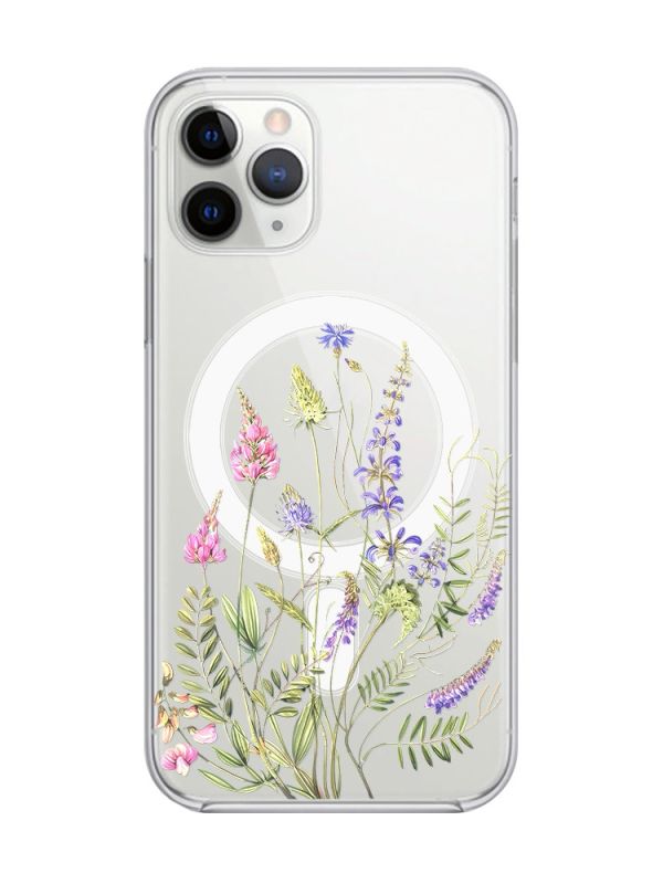 Магнітний чохол на iPhone 11 Pro Max із підтримкою MagSafe :: Квіткова ідилія (принт 382)