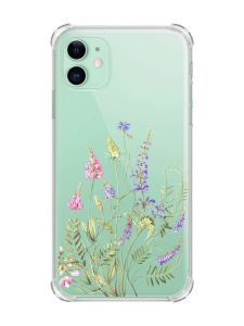 Чохол з потовщеними кутами на Apple iPhone 11 (6.1) :: Квіткова ідилія (принт 382)