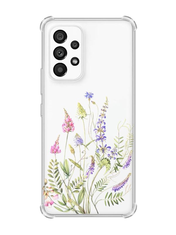 Чохол з потовщеними кутами на Samsung Galaxy A53 :: Квіткова ідилія (принт 382)