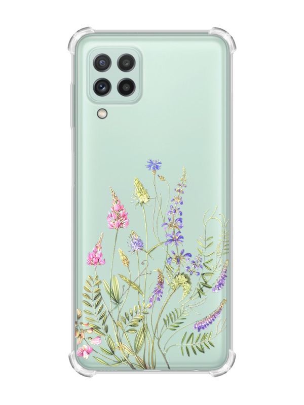 Чохол з потовщеними кутами на Samsung Galaxy M32/A22/M22 4G :: Квіткова ідилія (принт 382)