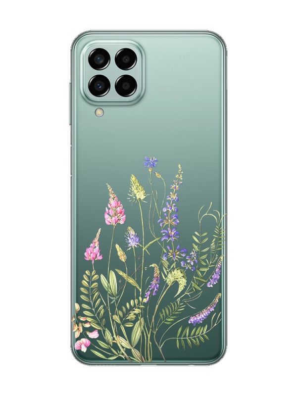 Прозорий чохол на Samsung Galaxy M33 5G :: Квіткова ідилія (принт 382)