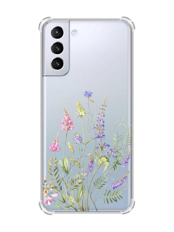 Чохол з потовщеними кутами на Samsung Galaxy S21 (G991) :: Квіткова ідилія (принт 382)