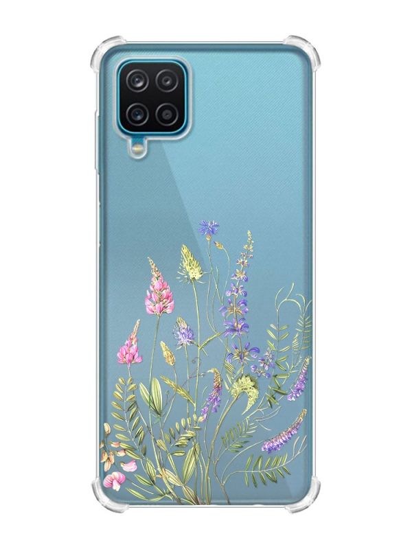 Чохол з потовщеними кутами на Samsung A12 4G :: Квіткова ідилія (принт 382)