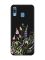Матовий чорний чохол на Samsung Galaxy A30 (2019) / A20 (2019) :: Квіткова ідилія (принт 382)