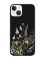 Матовий чорний чохол на Apple iPhone 14 :: Квіткова ідилія (принт 382)
