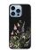 Матовий чорний чохол на Apple iPhone 13 Pro Max :: Квіткова ідилія (принт 382)
