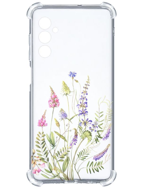 Чохол з потовщеними кутами на Samsung Galaxy A05s (A057) :: Квіткова ідилія (принт 382)