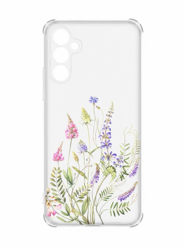 Чохол з потовщеними кутами на Samsung Galaxy A55 (A556) :: Квіткова ідилія (принт 382)