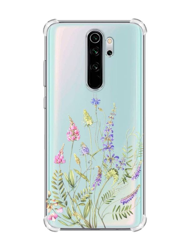 Чохол з потовщеними кутами на Xiaomi Redmi Note 8 Pro :: Квіткова ідилія (принт 382)