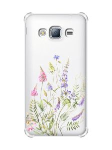 Чохол з потовщеними кутами на Samsung Galaxy J3(2016) J310 :: Квіткова ідилія (принт 382)