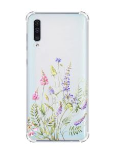Чохол з потовщеними кутами на Samsung Galaxy A50 (2019) A505 :: Квіткова ідилія (принт 382)