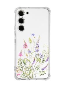 Чохол з потовщеними кутами на Samsung Galaxy S23 :: Квіткова ідилія (принт 382)