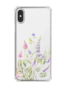 Чохол з потовщеними кутами на iPhone X/Xs :: Квіткова ідилія (принт 382)