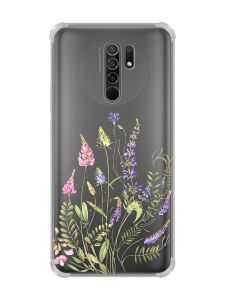 Чохол з потовщеними кутами на Xiaomi Redmi 9 :: Квіткова ідилія (принт 382)