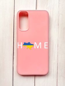 Матовий чохол на Samsung A34 5G Рожевий :: Дім Україна (принт 73)