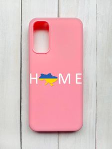 Матовий чохол на Samsung Galaxy A14 5G Рожевий :: Дім Україна (принт 73)