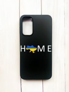 Матовий чохол на Samsung Galaxy A15 (A155) Чорний :: Дім Україна (принт 73)