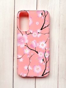 Матовий чохол на Samsung A34 5G Рожевий :: Квітуча сакура (принт 282)