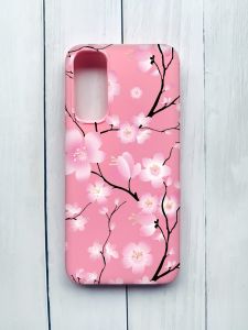 Матовий чохол на Samsung Galaxy A05s (A057) Рожевий :: Квітуча сакура (принт 282)